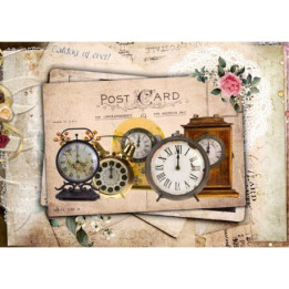 Papel de arroz relojes post cart